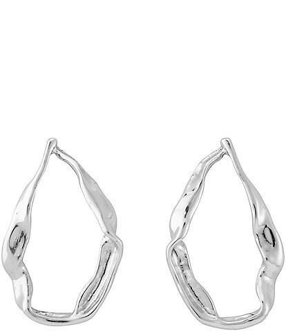UNOde50 Tide Silver Hoop Earrings