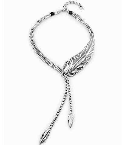 UNOde50 Feather Collar Y Necklace