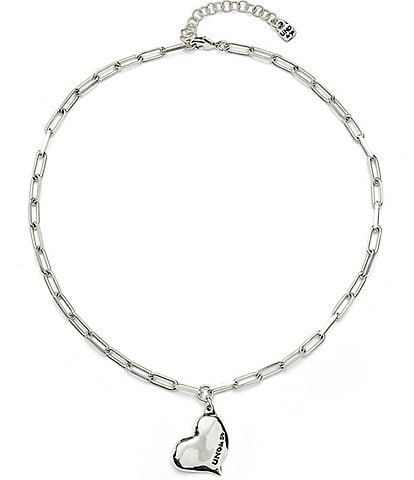 UNOde50 Heartbeat Short Pendant Necklace