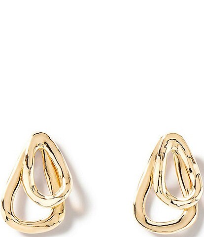 UNOde50 Pendientes Connected Open Drop Earrings