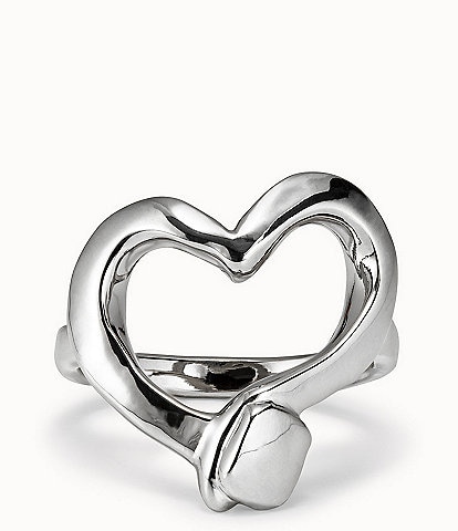 UNOde50 Silver Straight To The Heart Ring