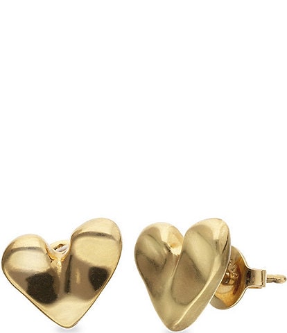 UNOde50 Small Heart Stud Earrings