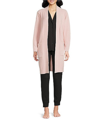 VAN WINKLE & CO. Coordinating Boucle Knit Long Sleeve Open Front Cardigan