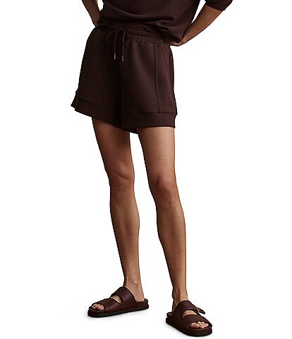 Varley Atrium Coordinating Double Soft High Rise Drawstring Tie Waist Pull-On Shorts