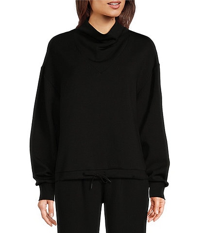 Varley Betsy Sweat Cowl High Neck Shirt