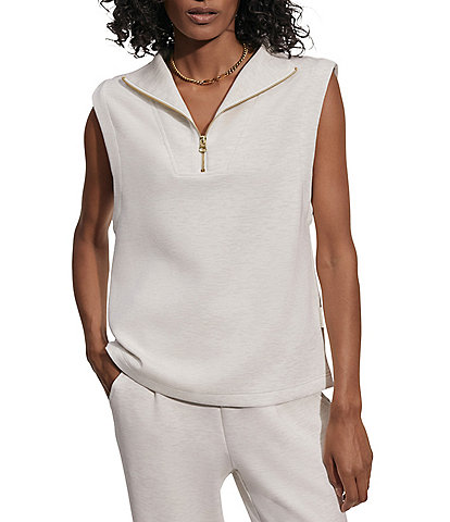 Varley Magnolia 2.0 Half-Zip Mock Neck Sleeveless Tank