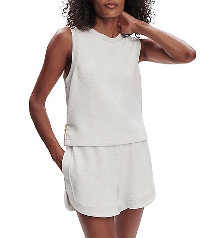 Varley Shea Crew Neck Sleeveless Double Soft Cropped Tank