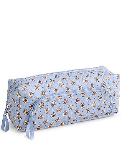 Vera Bradley Blue Leaf Hair Care Case