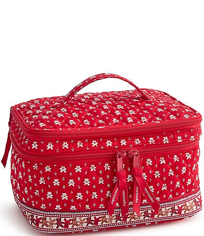 Vera Bradley Brush Up Beary Ditsy Cosmetic Case