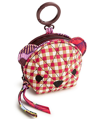 Vera Bradley Classic Mini Bear Check Bag Charm