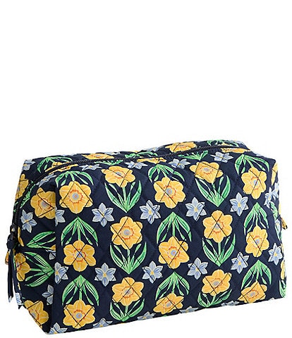 Vera Bradley Daffodils Large Cosmetic Case