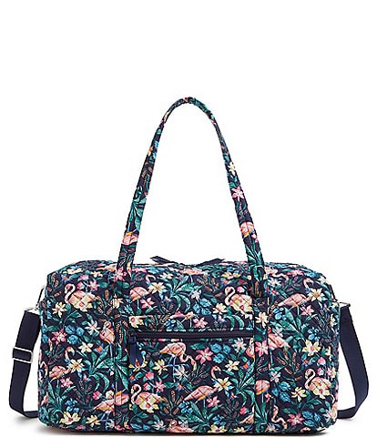 Vera Bradley Flamingo Garden Large Travel Duffle Bag