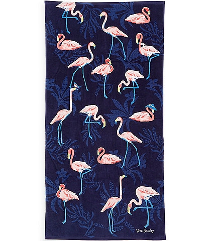 Vera Bradley Flamingo Party Beach Towel