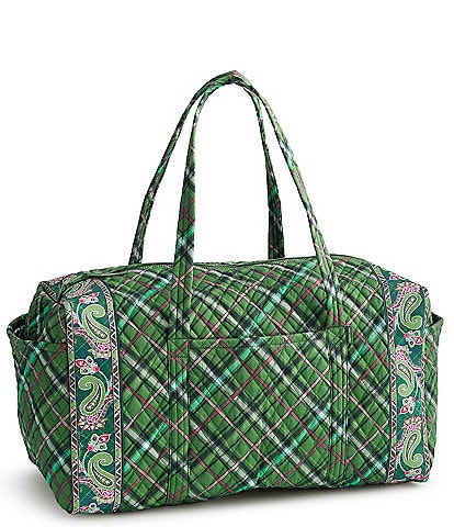 Vera Bradley Large Original Chelsea Plaid Duffel Bag