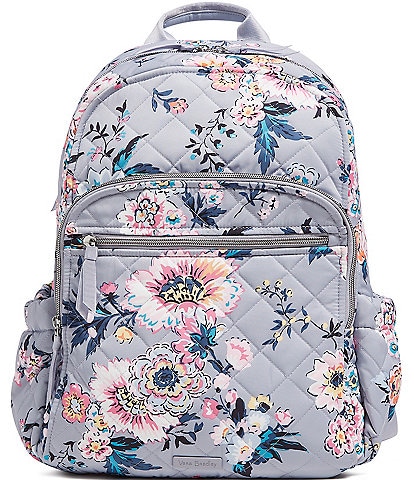 Vera Bradley Parisian Bouquet Performance Twill Collection Campus Backpack