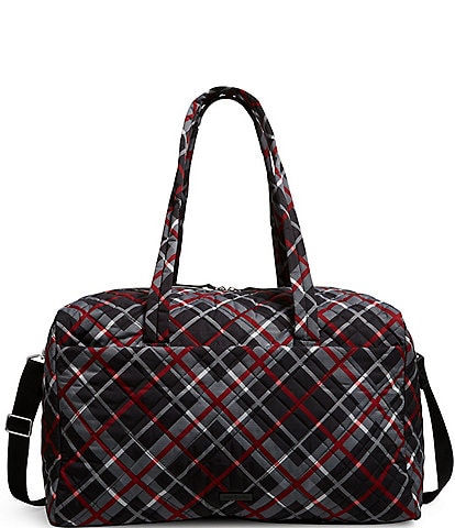 Vera Bradley Plaid Large Travel Duffle Bag