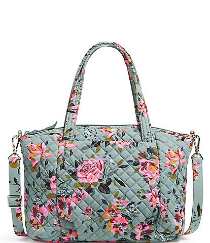 Vera Bradley Rosy Pleated Multi-Strap Satchel Bag