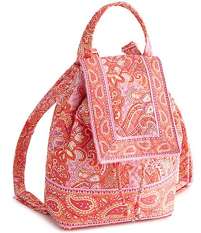 Vera Bradley Sherbert Original Drawstring Backpack