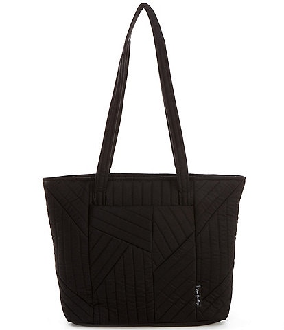 Amazon.com: Vera Bradley Women's Performance Twill Work Tote Bag, Black,  One Size : Clothing, Shoes & Jewelry