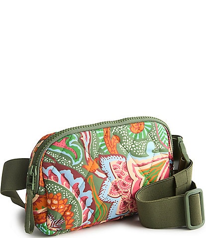 Vera Bradley Woodward Small Leaf Me Not Paisley Belt Bag