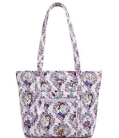 Vera Bradley x Disney Belle Floral Small Vera Tote Bag