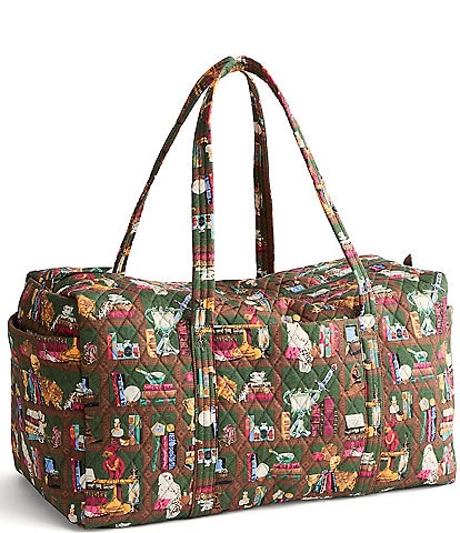 Vera Bradley x Harry Potter Hogwarts Library Large Original Duffle Bag