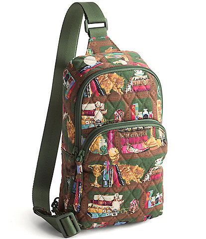 Vera Bradley x Harry Potter Lorman Hogwarts Library Sling Bag
