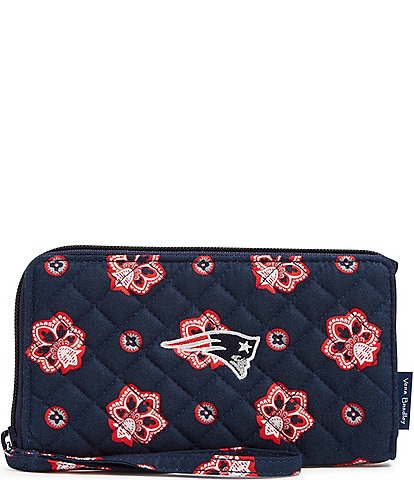 Vera Bradley x NFL Front Zip RFID Wristlet