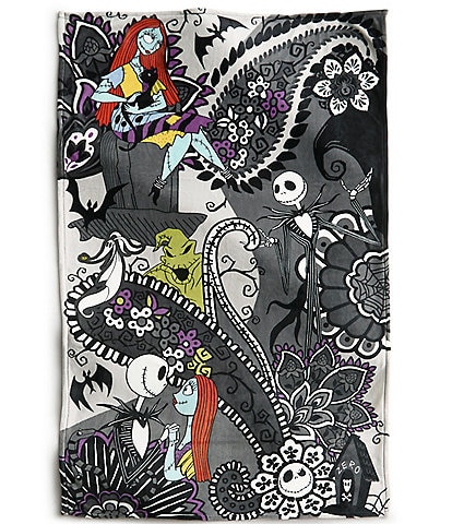 Vera Bradley x Nightmare Before Christmas Plush Fleece Throw Blanket