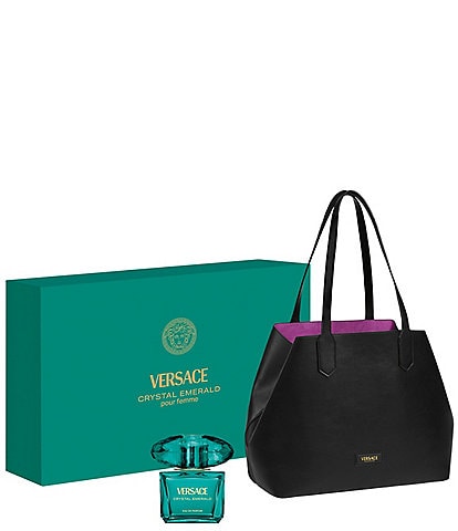 Versace Crystal Emerald Summer Tote Set