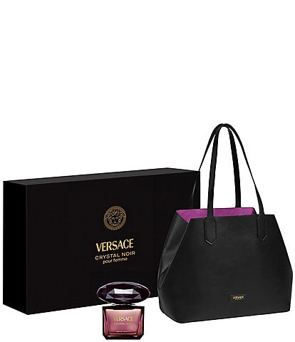 Versace Crystal Noir Summer Tote Set
