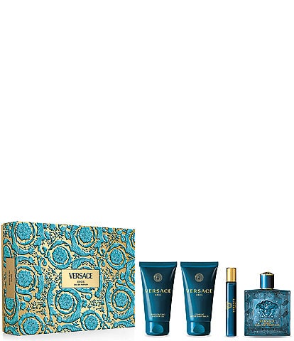 Versace Eros Eau de Parfum Gift Set, 4 Piece