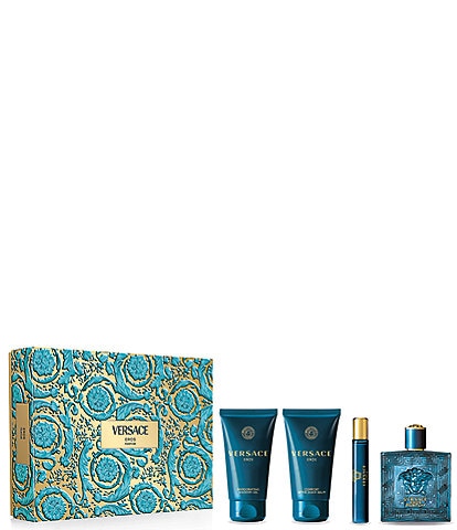 Versace Eros Parfum Gift Set, 4 Piece