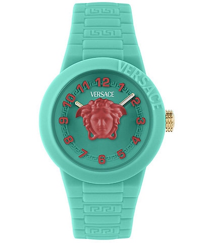 Versace Kid's V-Pop Quartz Analog Silicone Strap Watch