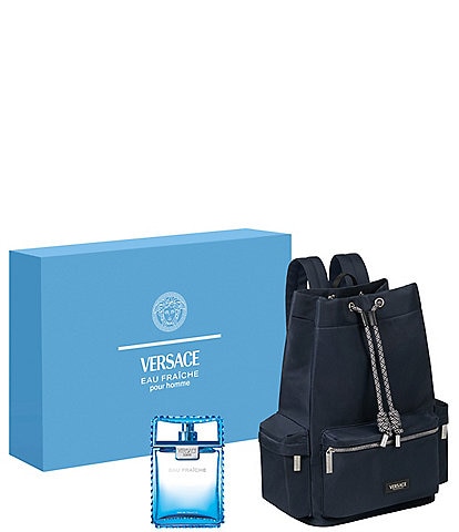 Versace Man Eau Fraiche Eau de Toilette Summer Backpack Set