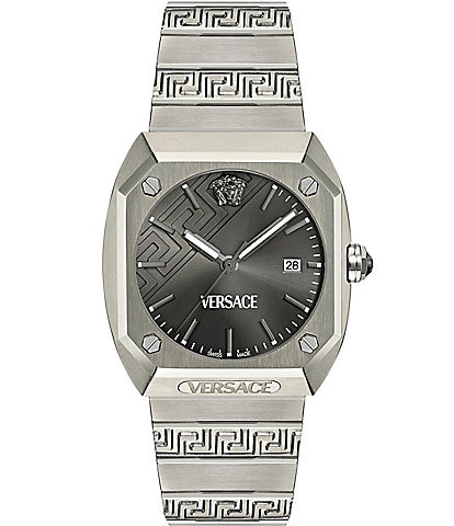 Versace Men's Antares Analog Titanium Bracelet Watch