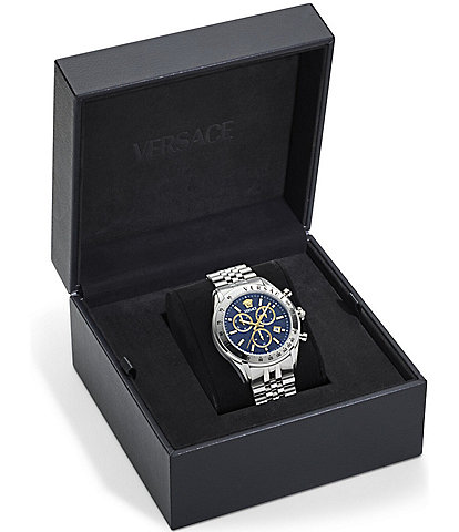 Versace Men's Chrono Master Stainless Steel Bracelet Watch