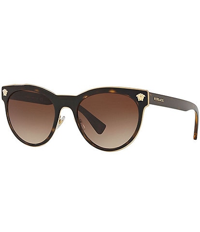 Versace Men's Ve2198 54mm Round Sunglasses