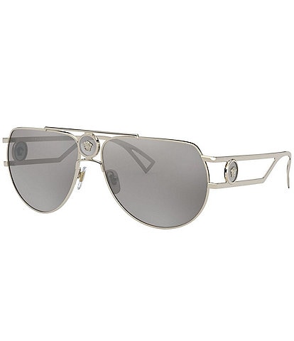 Versace Men's Ve2225 60mm Aviator Sunglasses
