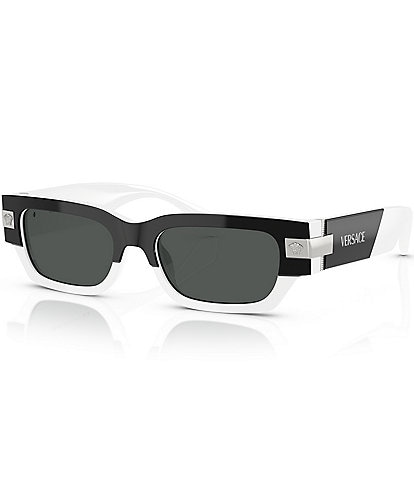 Versace Men's VE4465 53mm Rectangular Sunglasses