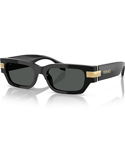 Versace Men's VE4465 53mm Rectangular Sunglasses
