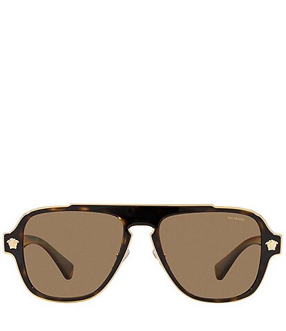 Versace Polarized Navigator Sunglasses
