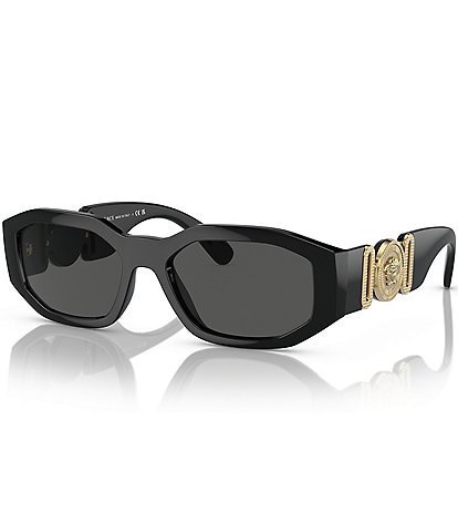 Versace Rectangular Slim Sunglasses