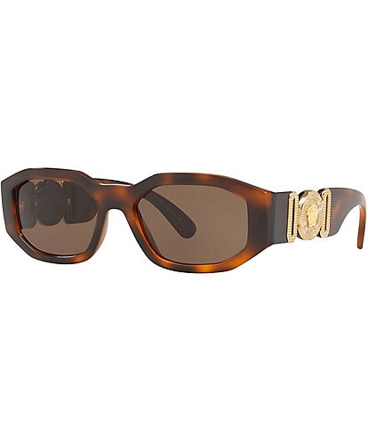 Versace Unisex Medusa Biggie 53mm Tortoise Sunglasses