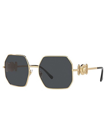 Versace Unisex Ve2248 58mm Non-Polarized Hexagonal Sunglasses