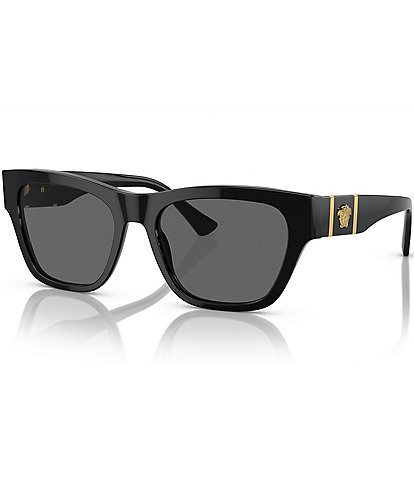 Versace Unisex Ve4457f 55mm Solid Square Sunglasses