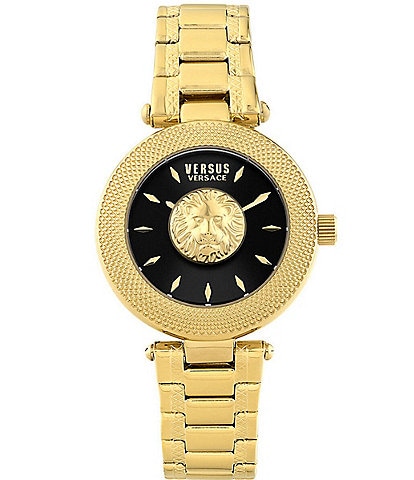 Versace Versus By Versace Women's Brick Lane Analog Gold Stainless Steel Bracelet Watch