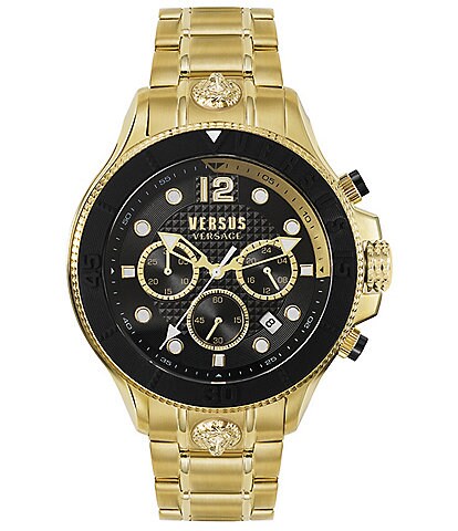 Versace Versus Versace Men's Volta Quartz Chronograph Gold Bracelet Watch