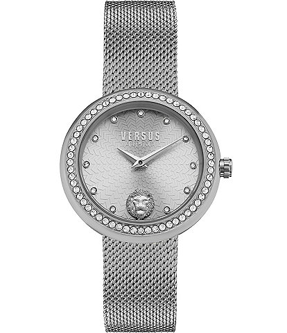 Versace Versus Versace Women's Lea Quartz Analog Stainless Steel Mesh Bracelet Watch