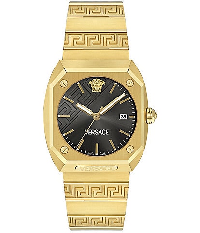 Versace Women's Antares Analog Gold Tone Stainless Steel Bracelet Watch